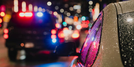Polizeiauto mit Blaulicht