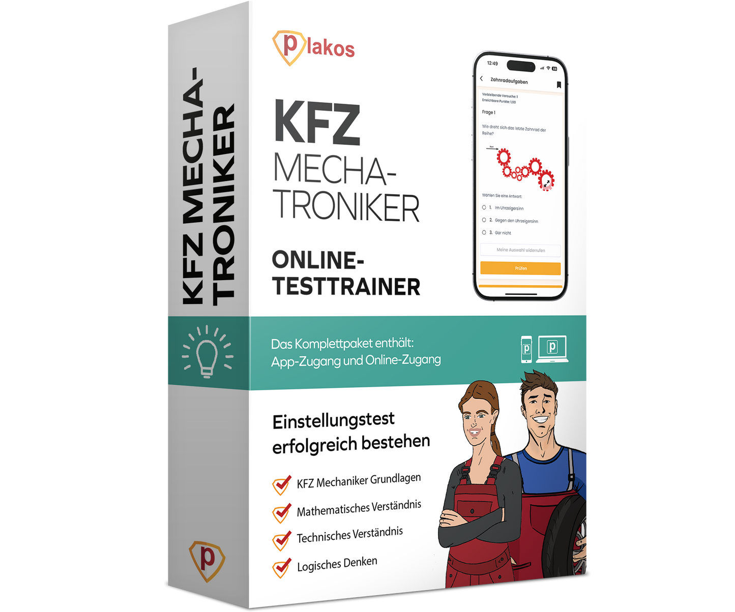 Einstellungstest KFZ Mechatroniker 2026 Online Testtrainer