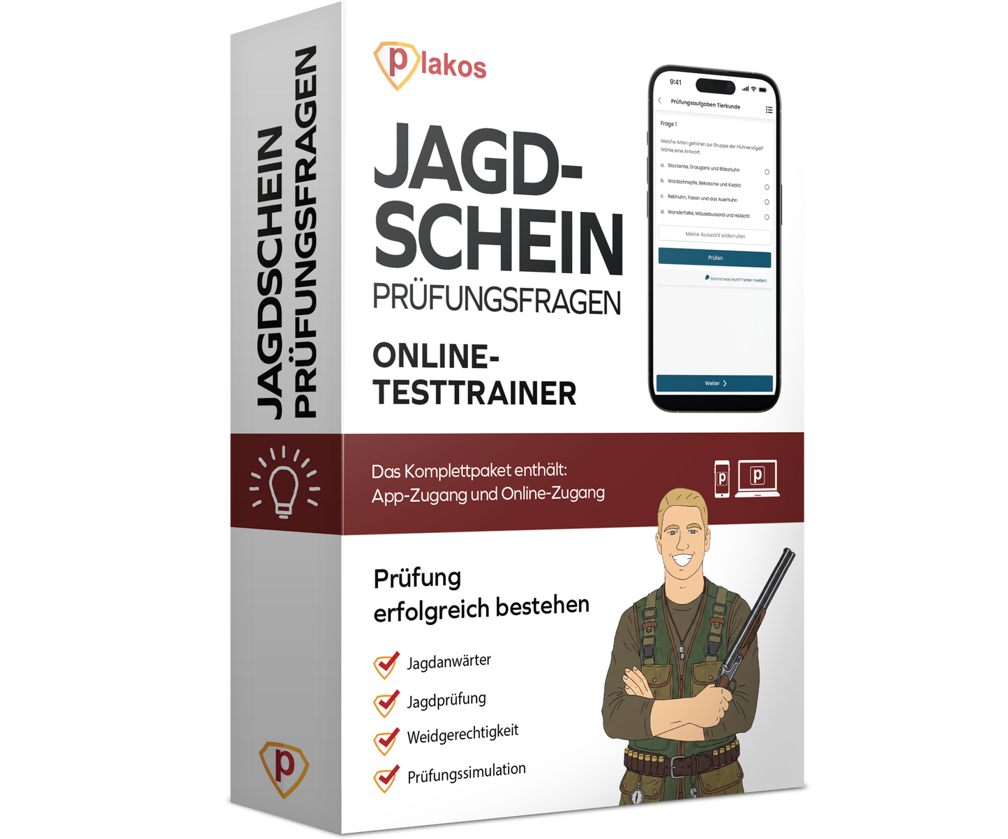 Jagdschein Prüfungsfragen 2026 Online Testtrainer