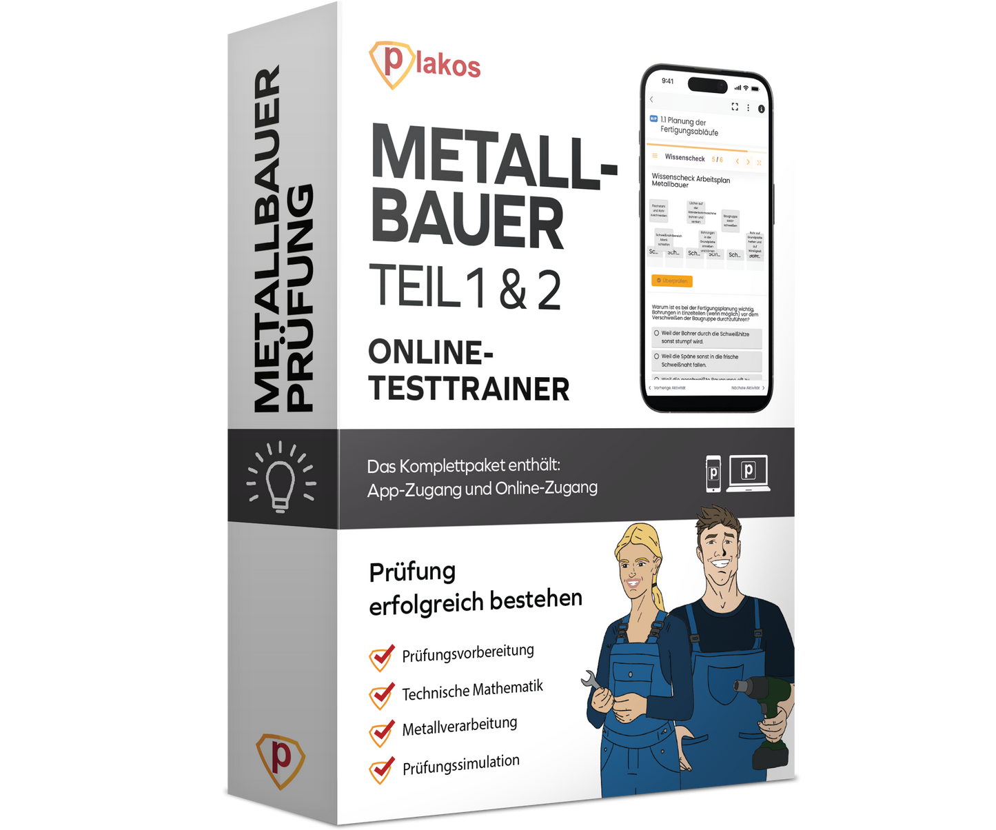 Metallbauer Prüfung 2026 Online Testtrainer