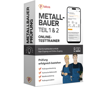 Metallbauer Prüfung 2026 Online Testtrainer