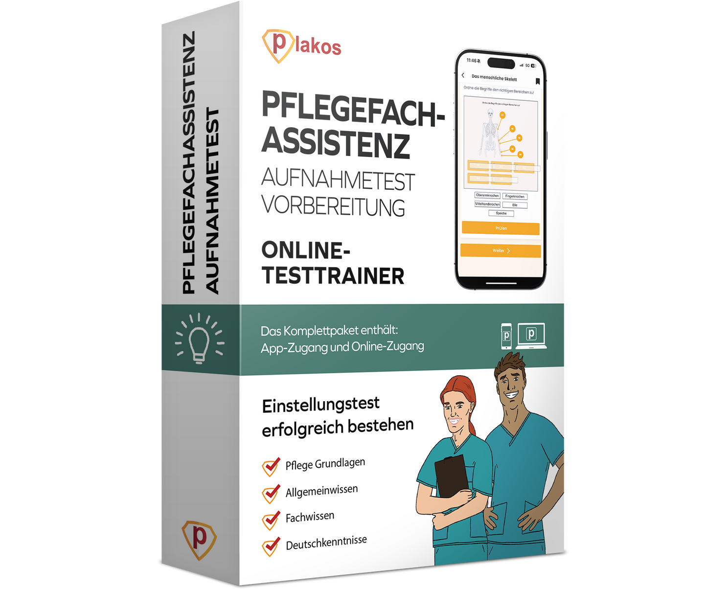 Pflegefachassistenz Aufnahmetest Vorbereitung 2026 Online Testtrainer