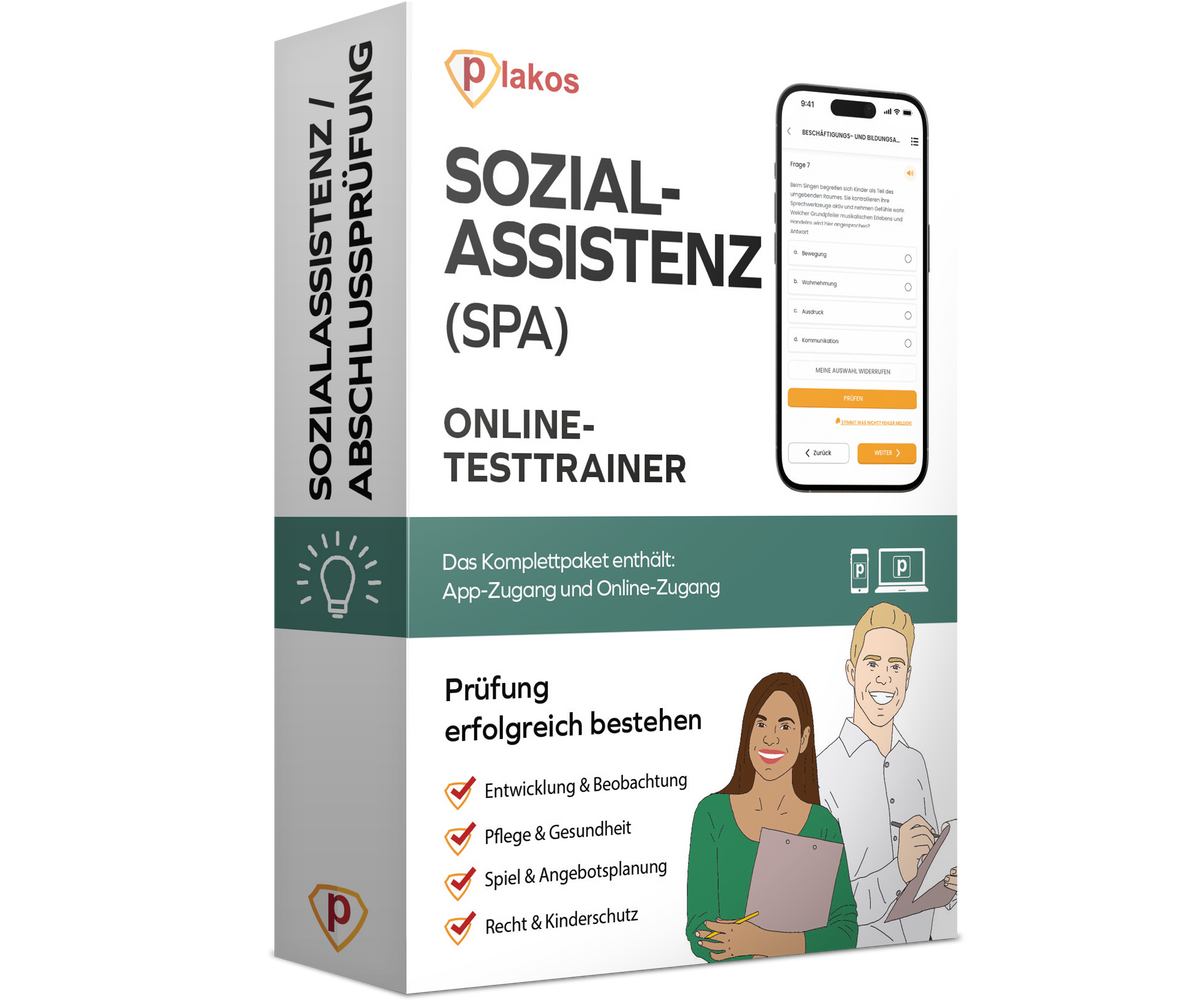 Sozialassistenz (SPA) Abschlussprüfung 2026 Online Testtrainer