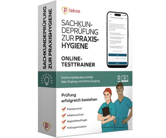 Sachkundeprüfung zur Praxishygiene Prüfungsvorbereitung 2026 Online Testtrainer