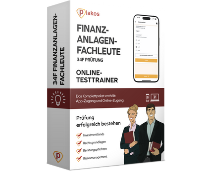 §34f Sachkundeprüfung Finanzanlagenfachleute 2026 Online Testtrainer