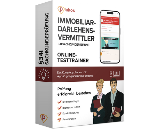 34i Sachkundeprüfung Immobiliardarlehensvermittler 2026 Online Testtrainer