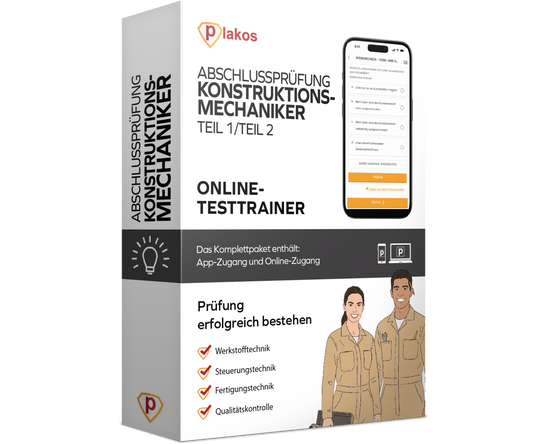 Abschlussprüfung Konstruktionsmechaniker 2026 Online Testtrainer