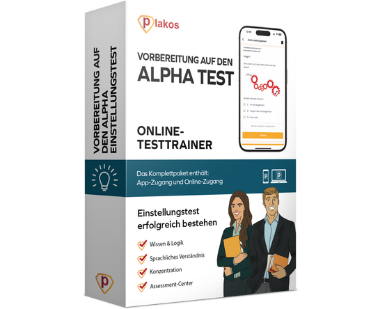 Online Testtrainer für den Alpha Test 2026 Vorbereitungskurs
