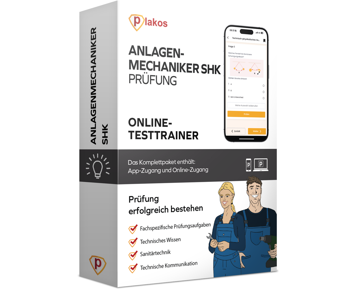 Anlagenmechaniker SHK Prüfung (Sanitär- Heizungs- und Klimatechnik) 2026 Online Testtrainer