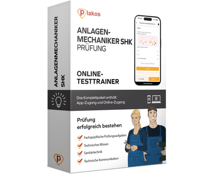 Anlagenmechaniker SHK Prüfung (Sanitär- Heizungs- und Klimatechnik) 2026 Online Testtrainer