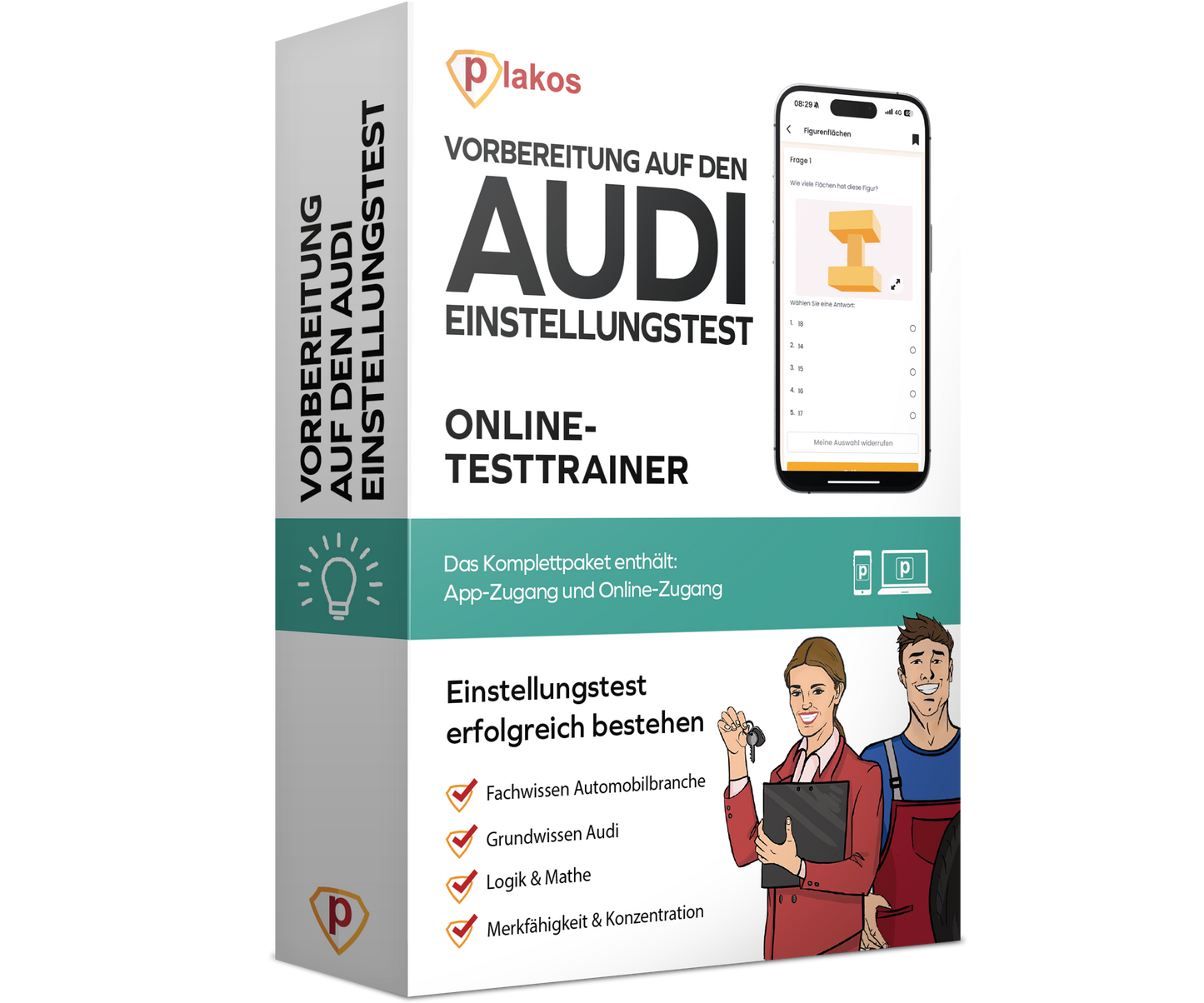 Vorbereitung für den Audi Einstellungstest 2026 Online Testtrainer