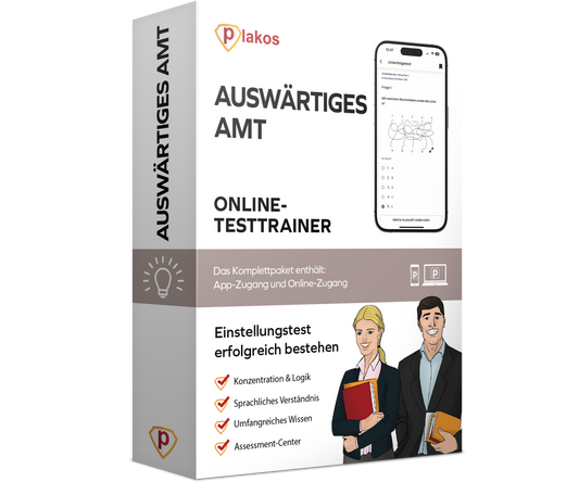 Auswärtiges Amt Einstellungstest 2026 Online Testtrainer Komplettpaket