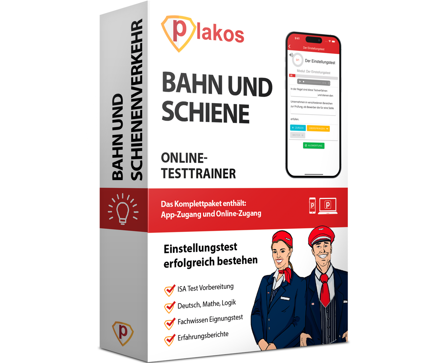 Bahn und Schiene Einstellungstest 2026 Online Testtrainer Komplettpaket