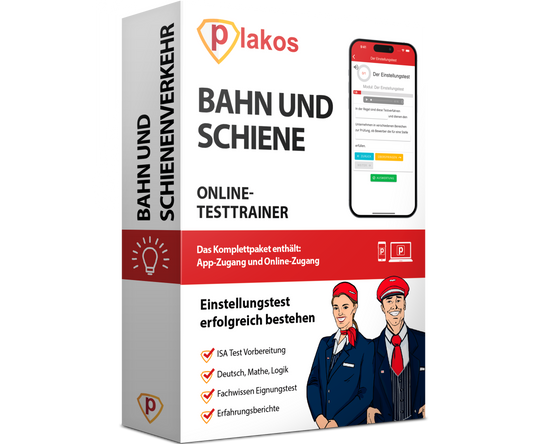 Bahn und Schiene Einstellungstest 2026 Online Testtrainer Komplettpaket