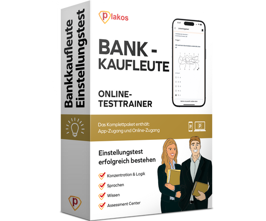 Bankkaufleute Einstellungstest 2026 Online Testtrainer