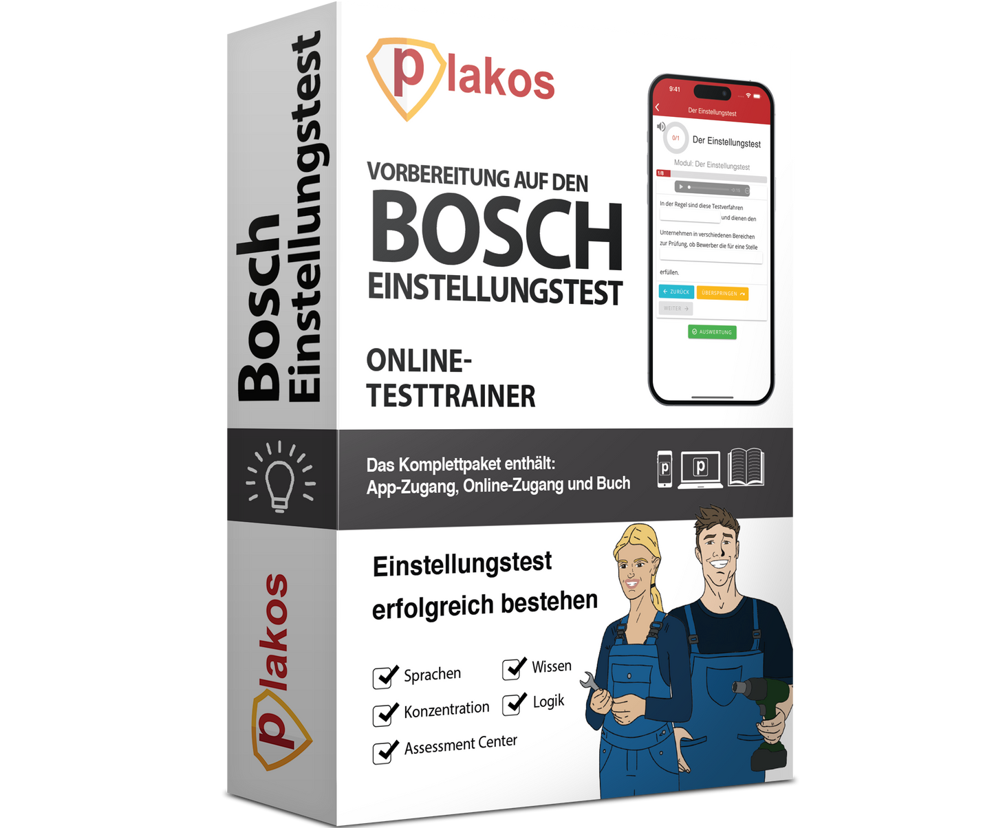 Vorbereitung Bosch Einstellungstest 2026 Online Testtrainer
