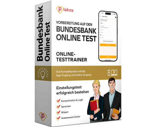 Training für den Bundesbank Online Test 2026 (Einstellungstest)