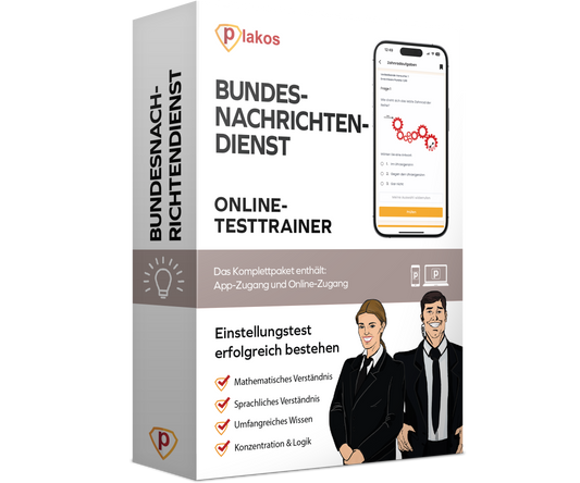 Bundesnachrichtendienst (BND) Einstellungstest 2026 Online Testtrainer