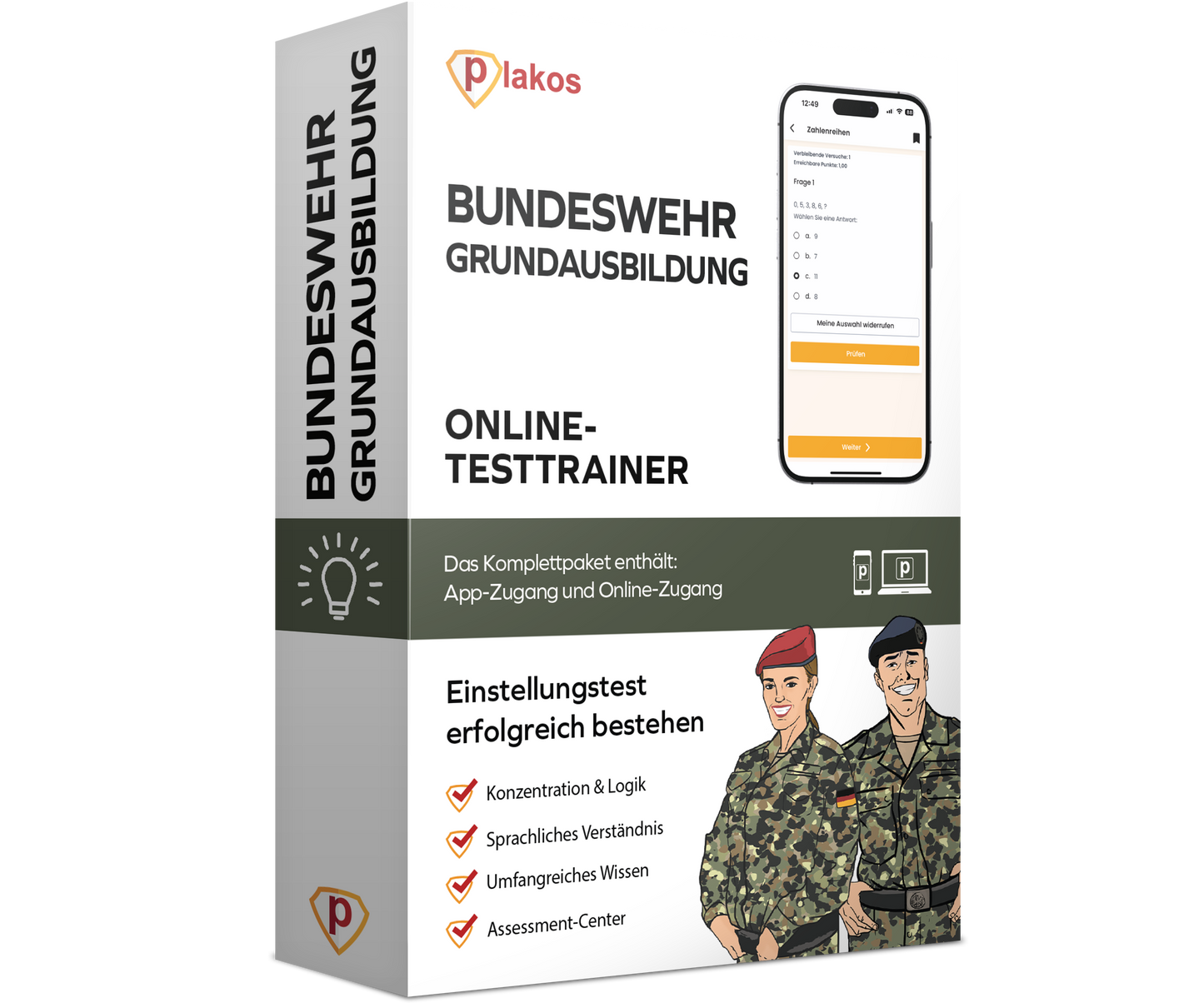 Bundeswehr Grundausbildung Vorbereitung 2026 Online Testtrainer
