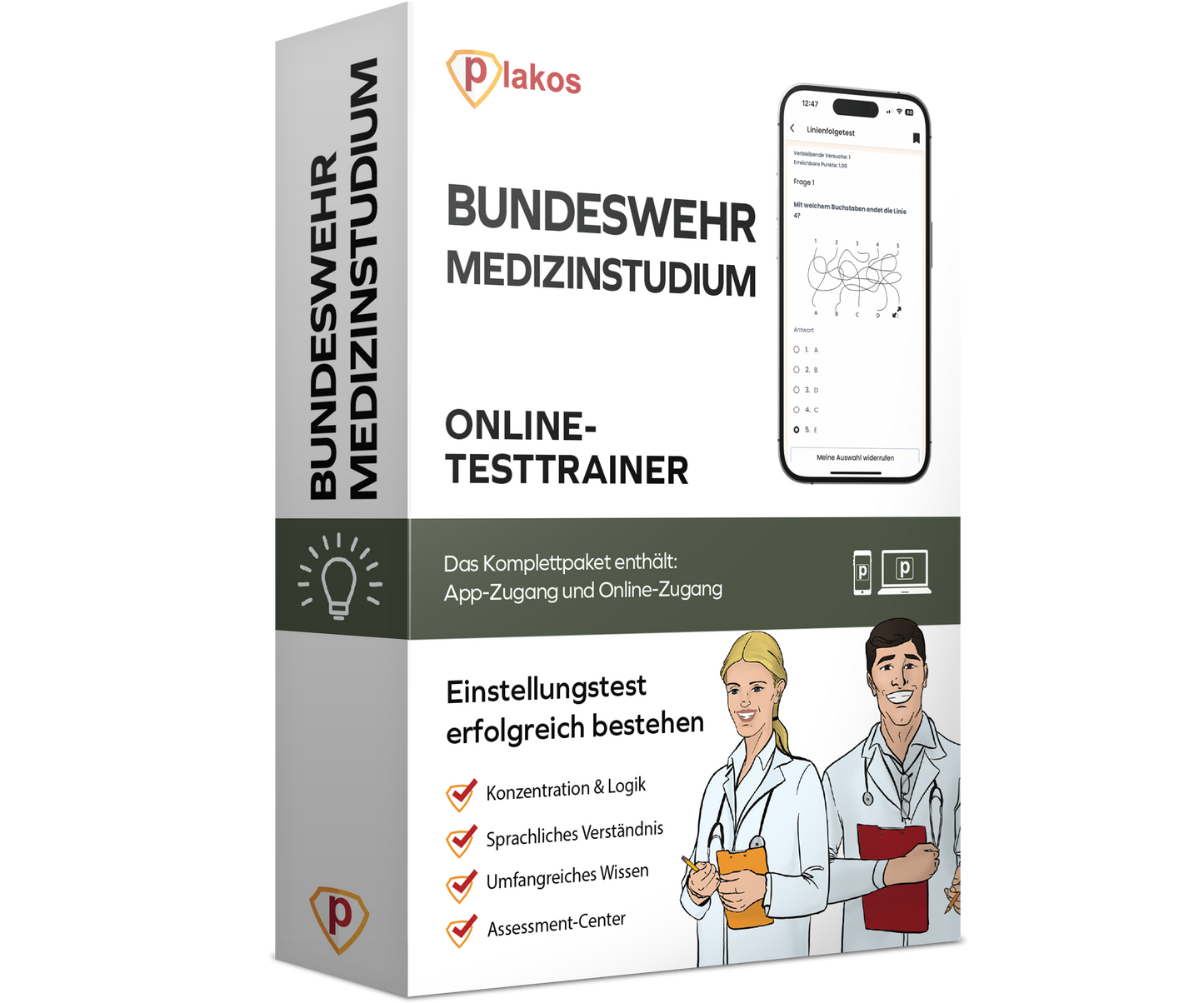 Bundeswehr Medizinstudium Einstellungstest 2026 Online Testtrainer