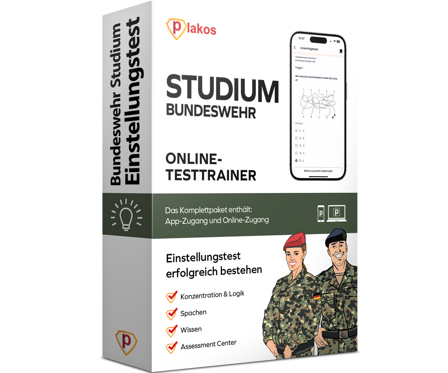 Bundeswehr Studium Einstellungstest 2026 Online Testtrainer