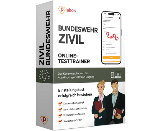 Einstellungstest Bundeswehr Zivil 2026 Online Testtrainer