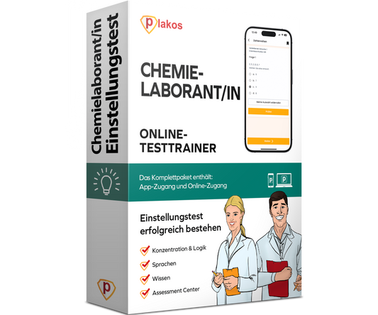 Einstellungstest Chemielaborant/in 2026 Online Testtrainer
