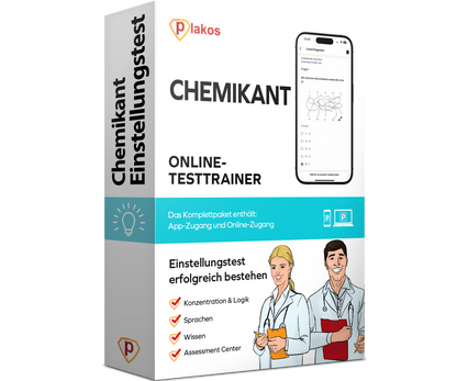 Einstellungstest Chemikant / Chemielaborant 2026 Online Testtrainer