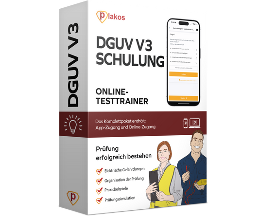 DGUV V3 Schulung 2026 Online Testtrainer
