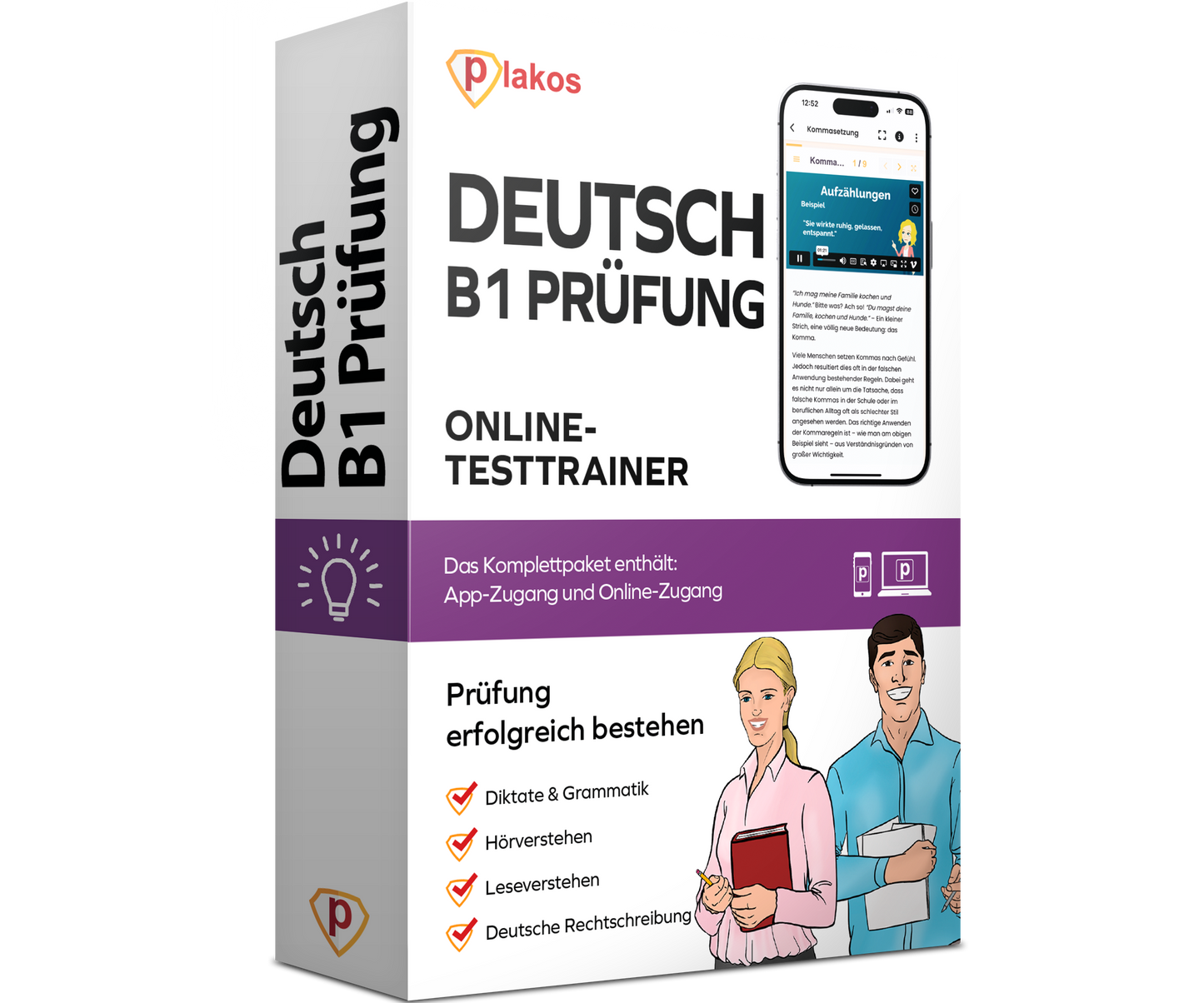 Deutschtest für Zuwanderer A2/B1 (DTZ) 2026 Online Testtrainer