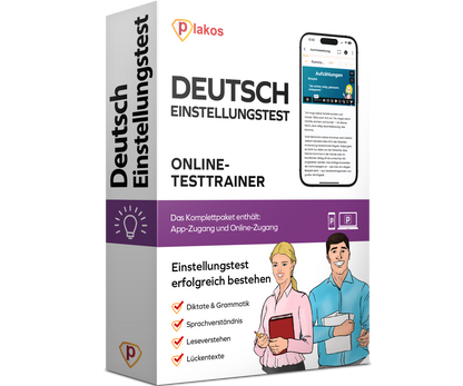 Einstellungstest Deutsch 2026 Online Testtrainer Komplettpaket