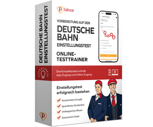 Deutsche Bahn Einstellungstest 2026 Online Testtrainer Komplettpaket