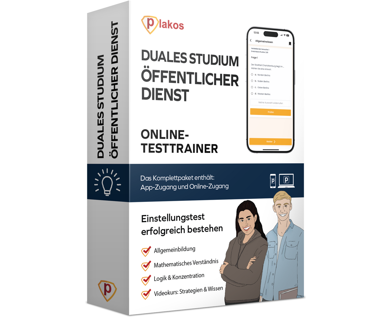 Einstellungstest Duales Studium Öffentlicher Dienst 2026 Online Testtrainer