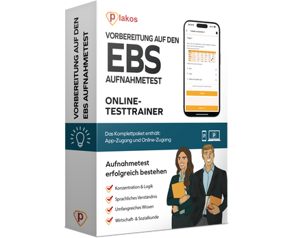Vorbereitung für den EBS Aufnahmetest 2026 Online Testtrainer