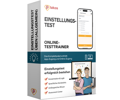 Einstellungstest üben (allgemein) 2026 Online Testtrainer
