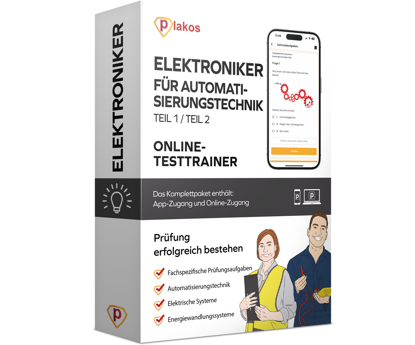 Elektroniker für Automatisierungstechnik Teil 1 / Teil 2 2026 Online Testtrainer