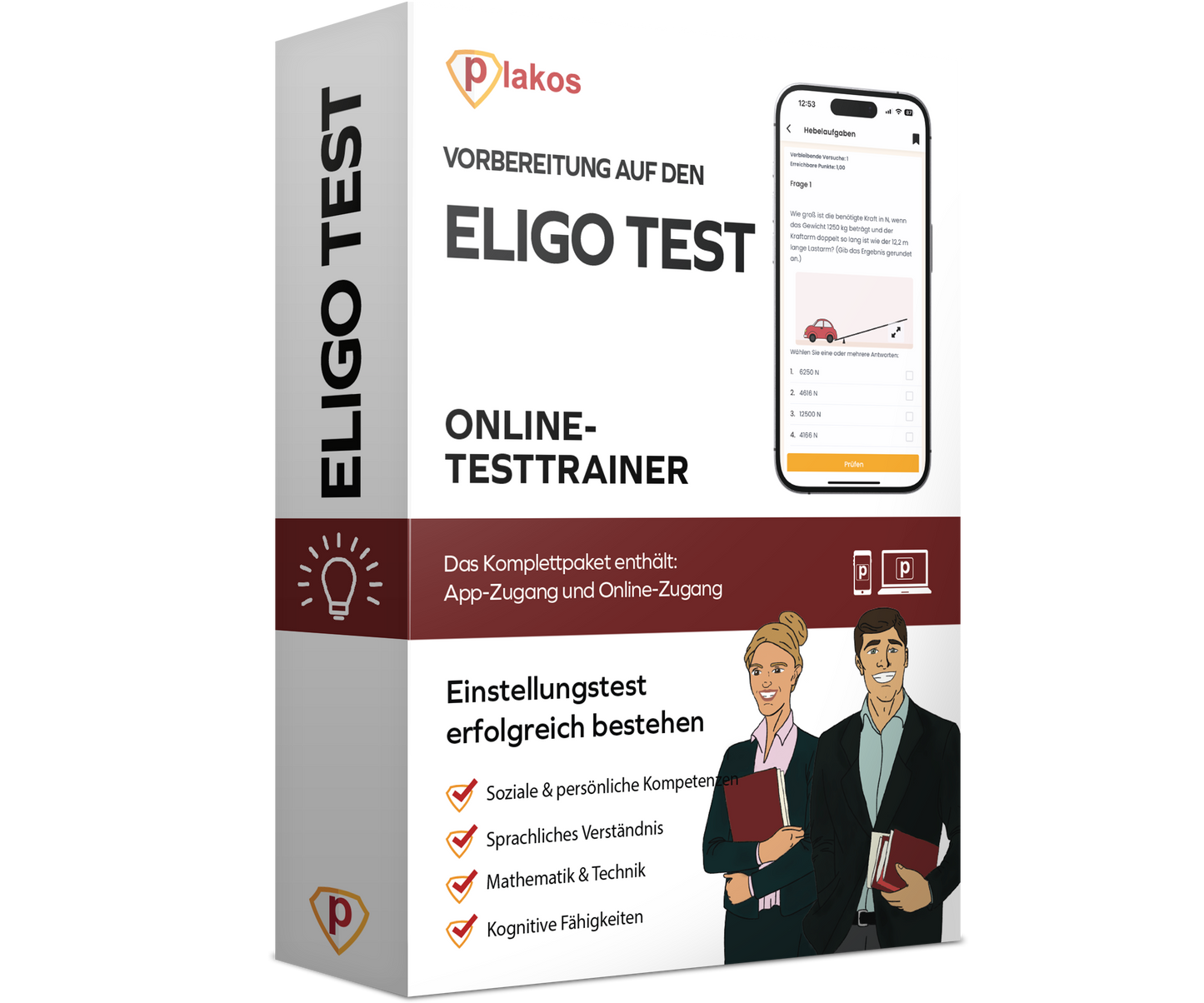 Vorbereitung auf den Eligo Test 2026 Einstellungstest Testtrainer