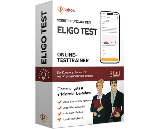 Vorbereitung auf den Eligo Test 2026 Einstellungstest Testtrainer