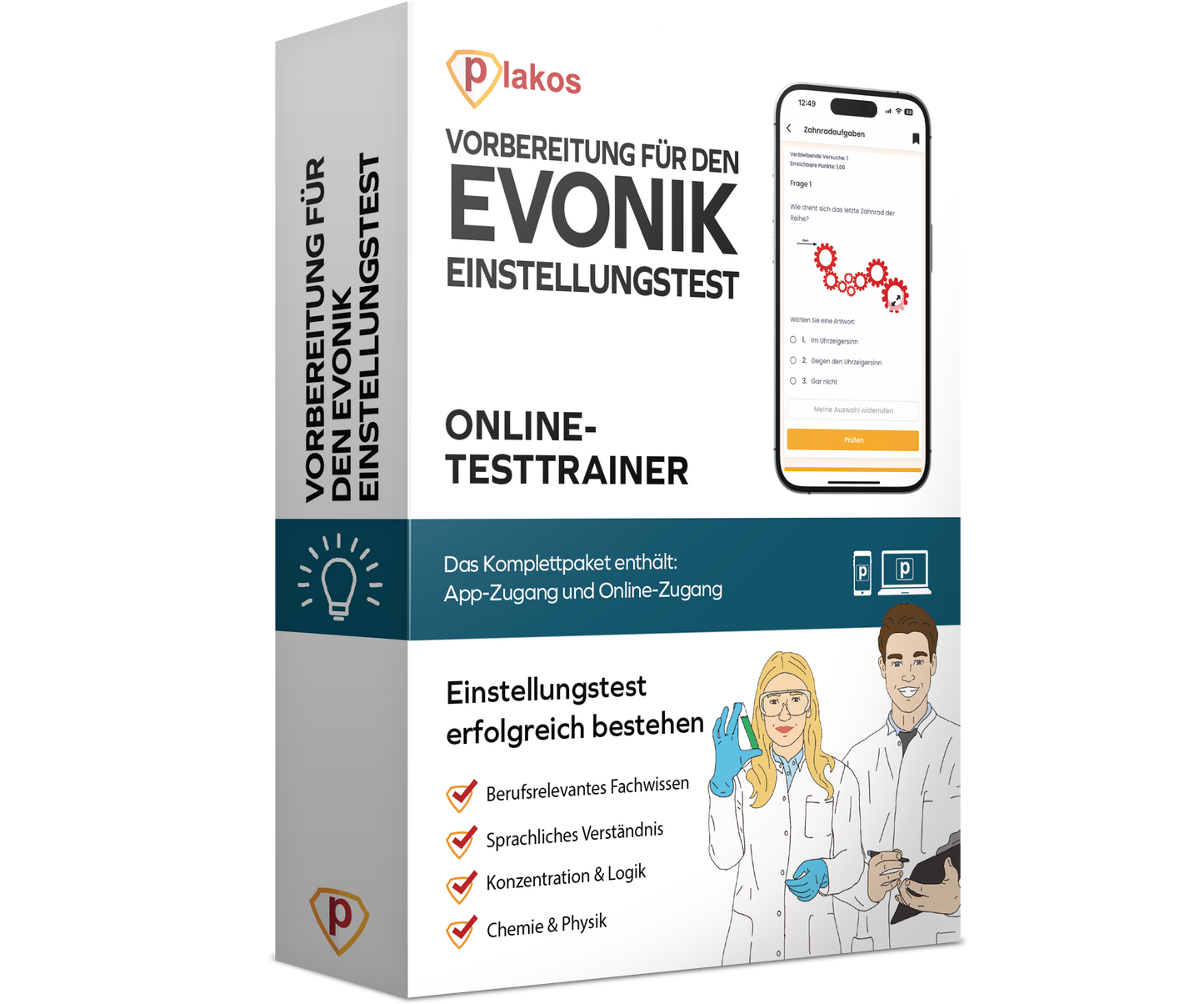 Vorbereitung für den Evonik Einstellungstest 2026 Online Testtrainer