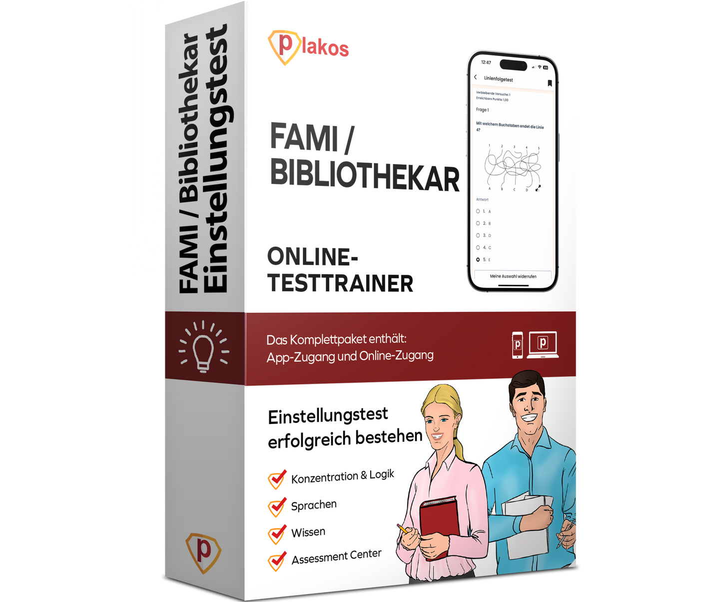 FaMI/ Bibliothekar Einstellungstest 2026 Online Testtrainer