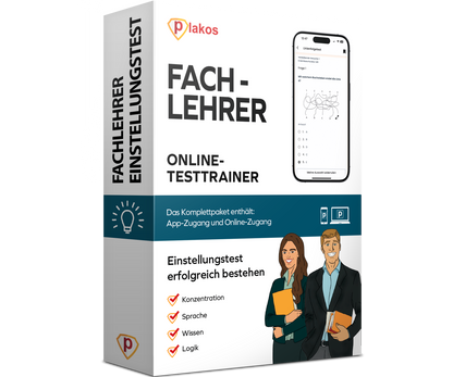 Fachlehrer Einstellungstest 2026 Online Testtrainer