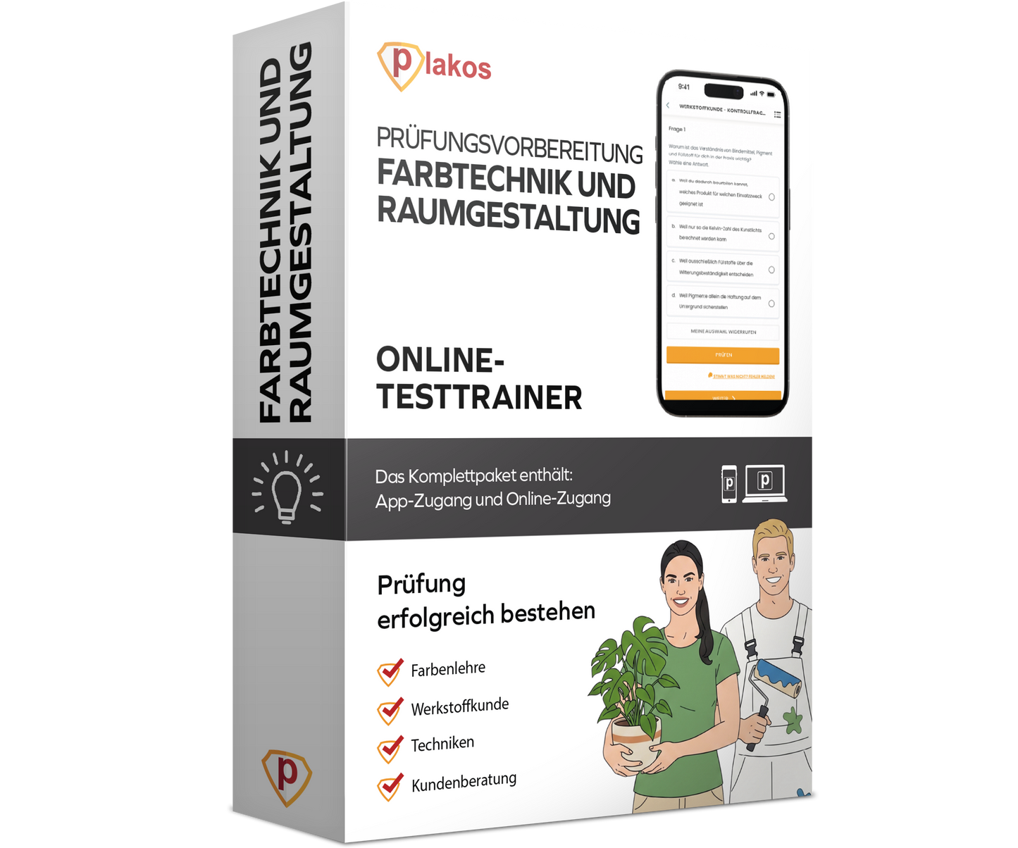 Farbtechnik und Raumgestaltung 2026 Online Testtrainer