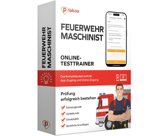 Feuerwehr Maschinist Prüfung 2026 Online Testtrainer