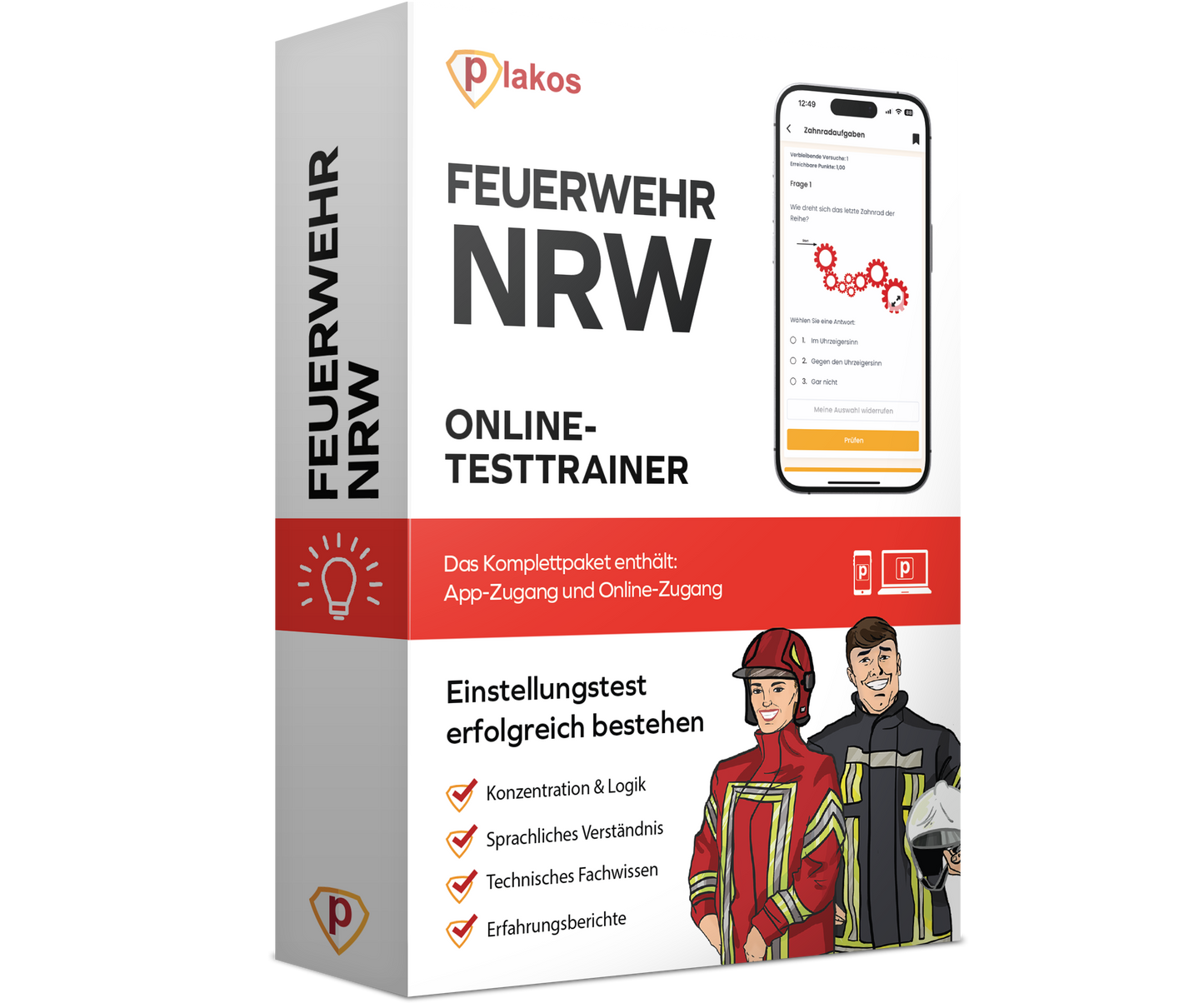 Einstellungstest Feuerwehr NRW 2026 Online Testtrainer