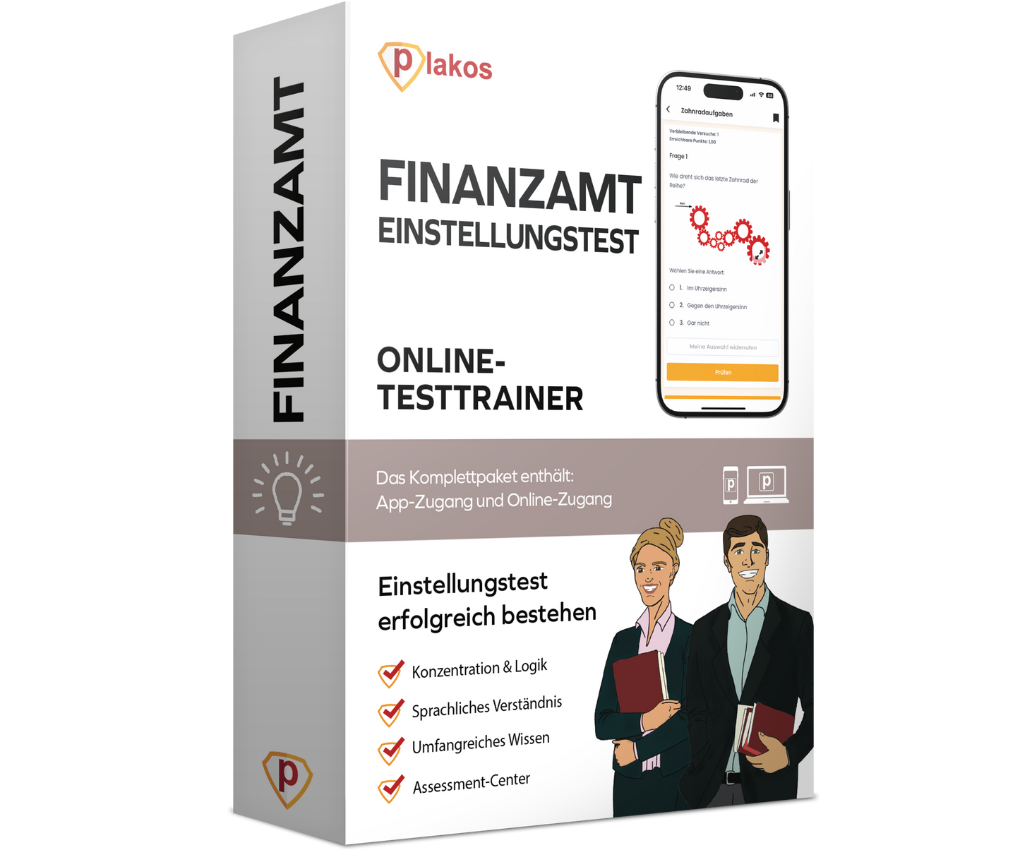 Finanzamt Einstellungstest 2026 Online Testtrainer