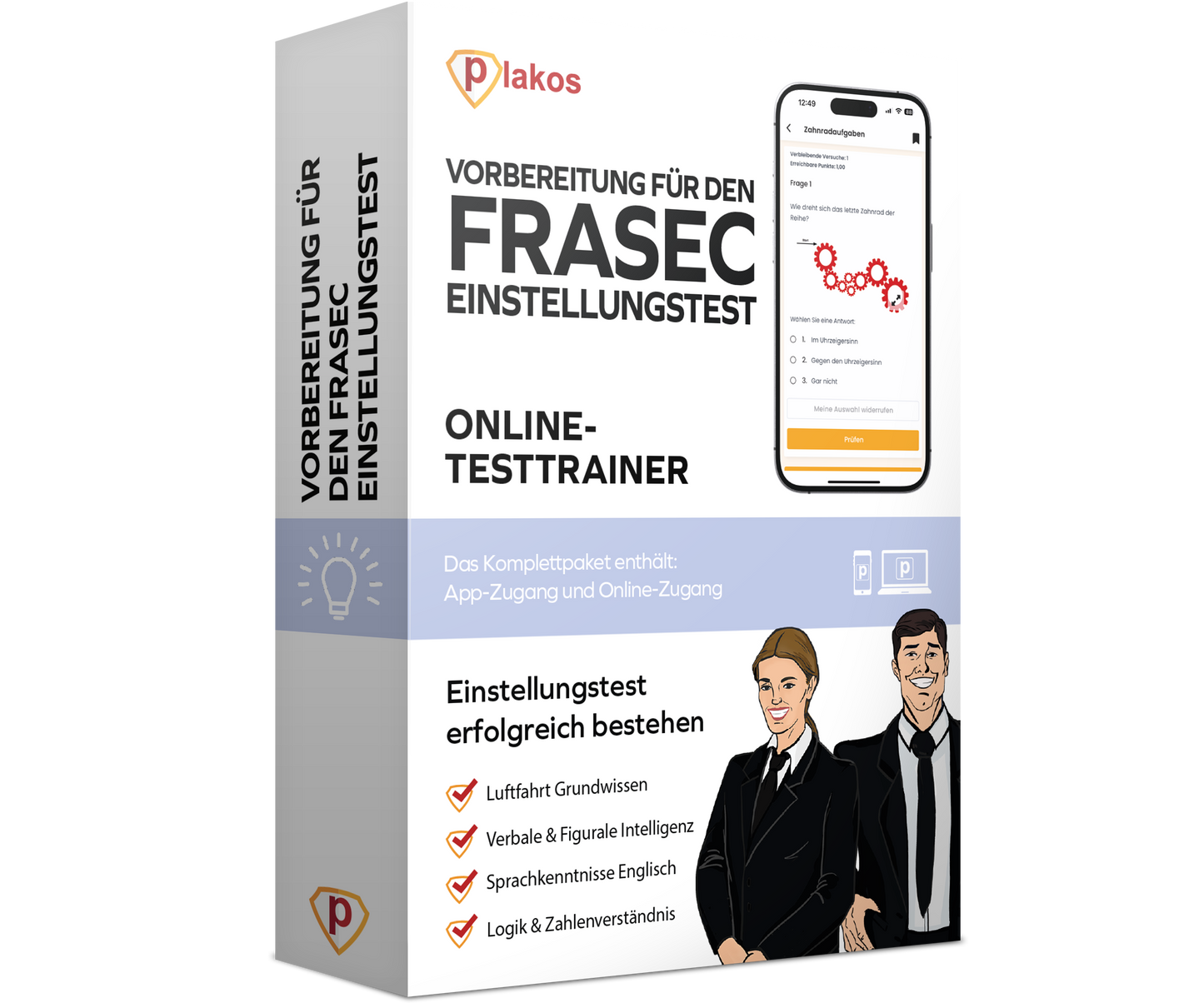Vorbereitung für den Frasec Einstellungstest 2026 Online Testtrainer
