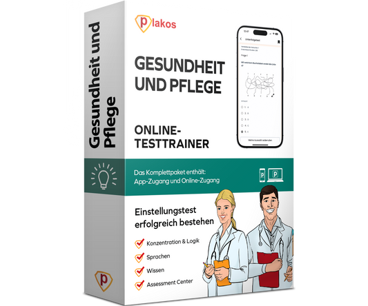 Eignungstest Gesundheit & Pflege 2026 Online Testtrainer