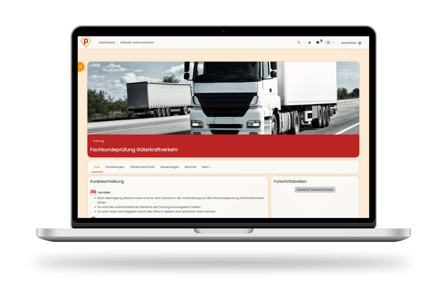 Fachkundeprüfung Güterkraftverkehr 2026 Online Testtrainer