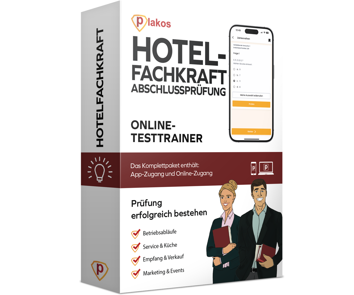 Hotelfachfrau / Hotelfachmann Abschlussprüfung 2026 Testtrainer