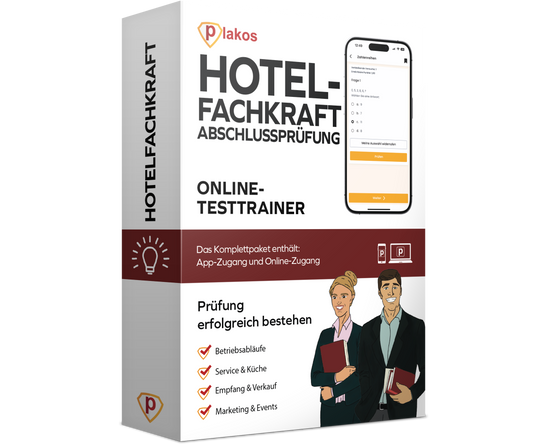 Hotelfachfrau / Hotelfachmann Abschlussprüfung 2026 Testtrainer